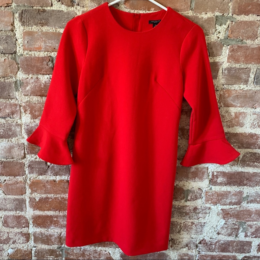 Ann Taylor Red Mini Dress